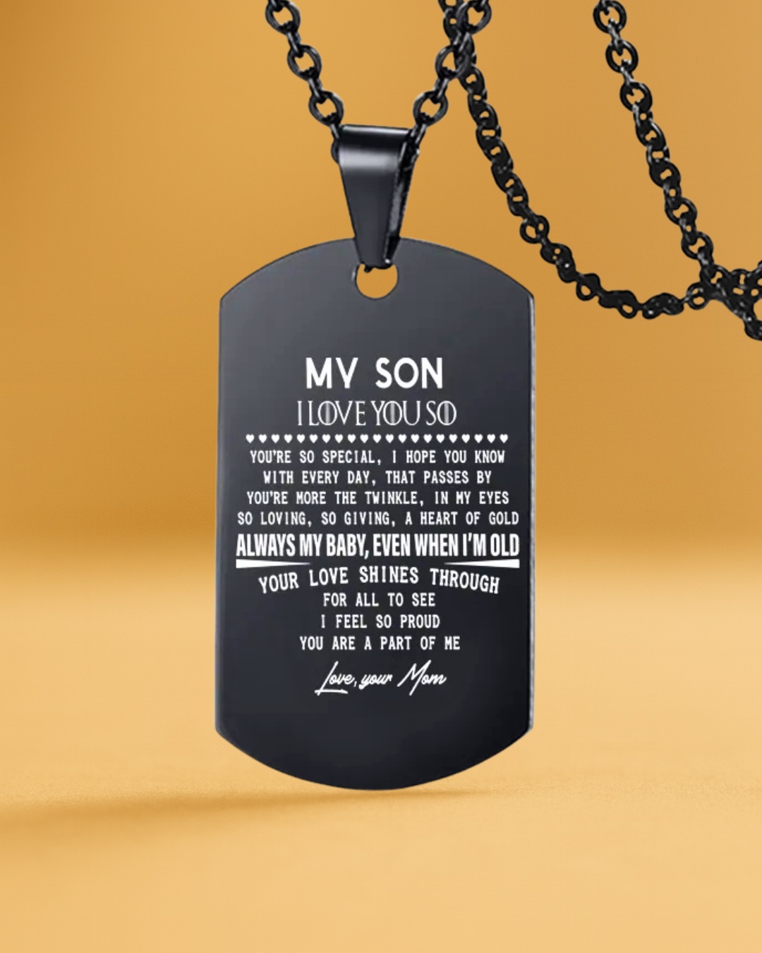 Inspirational Son Pendant Necklace