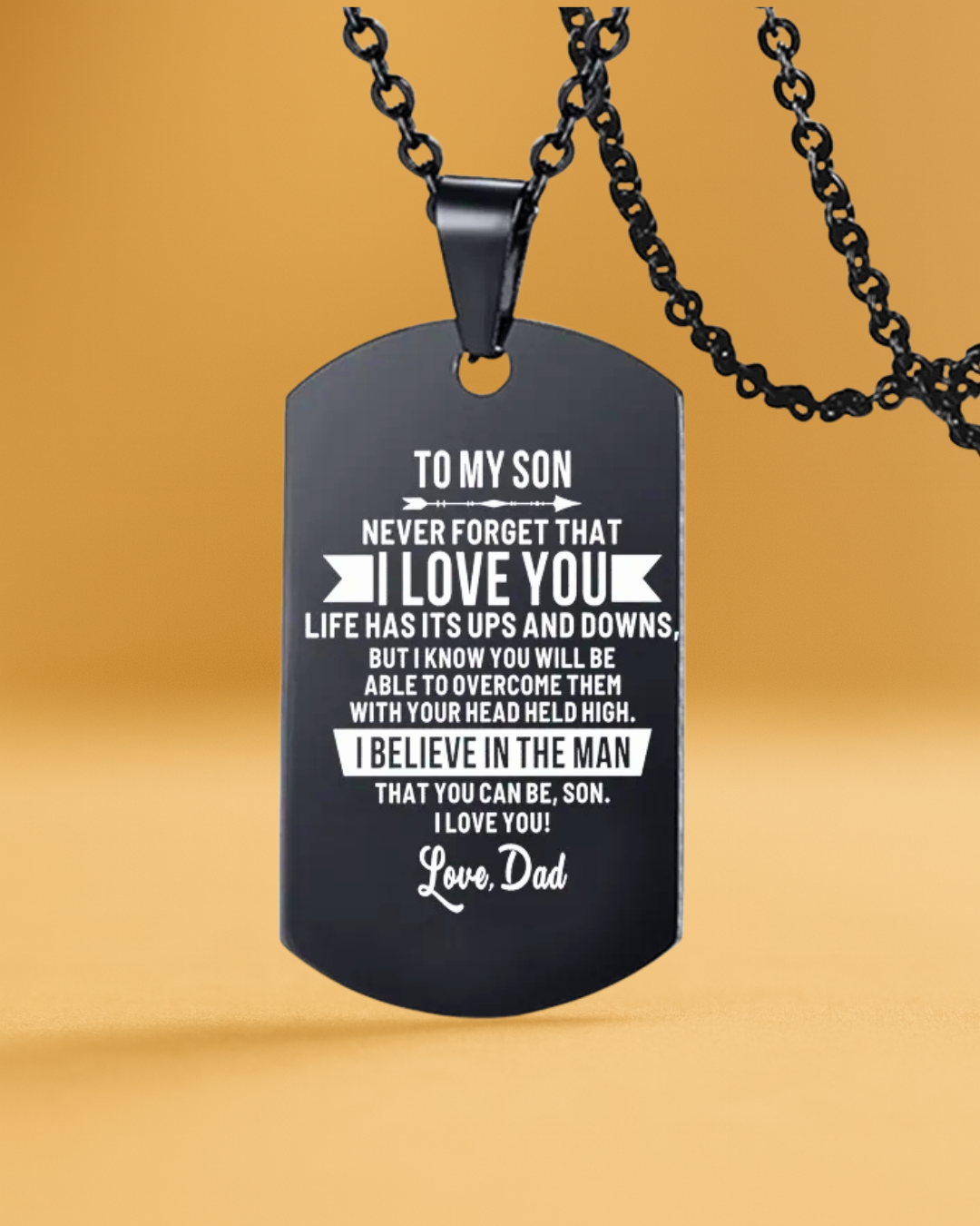 Inspirational Son Pendant Necklace
