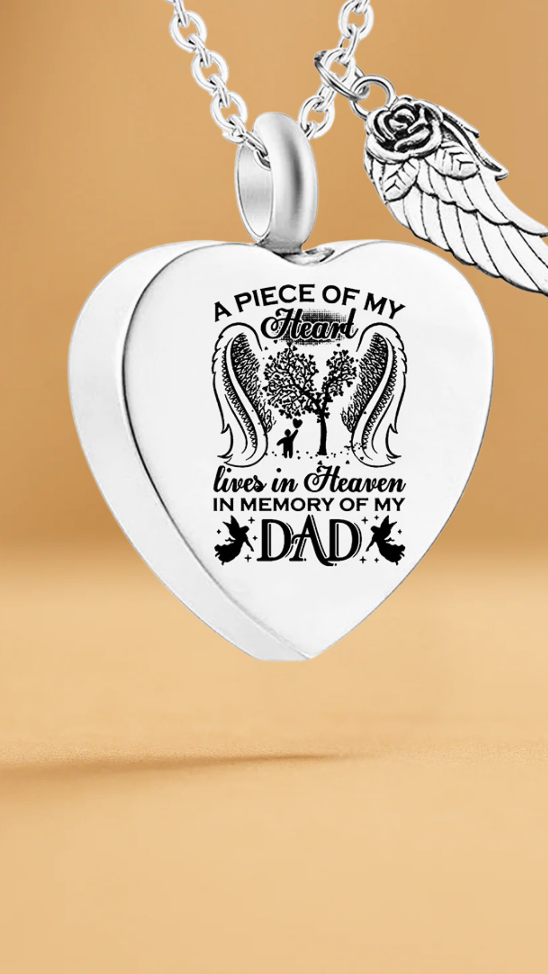 Tree of Life Urn Necklace