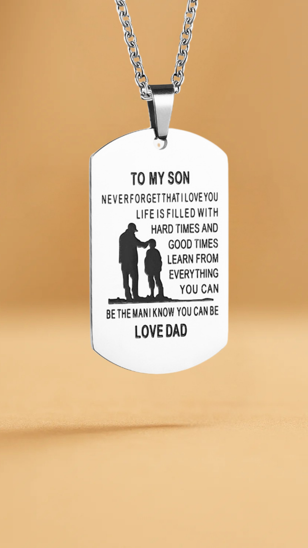 Custom Son Pendant Necklace