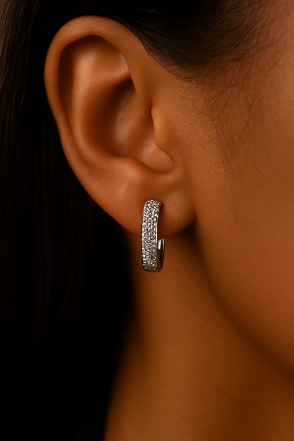 Vintage Zircon Stud Earrings