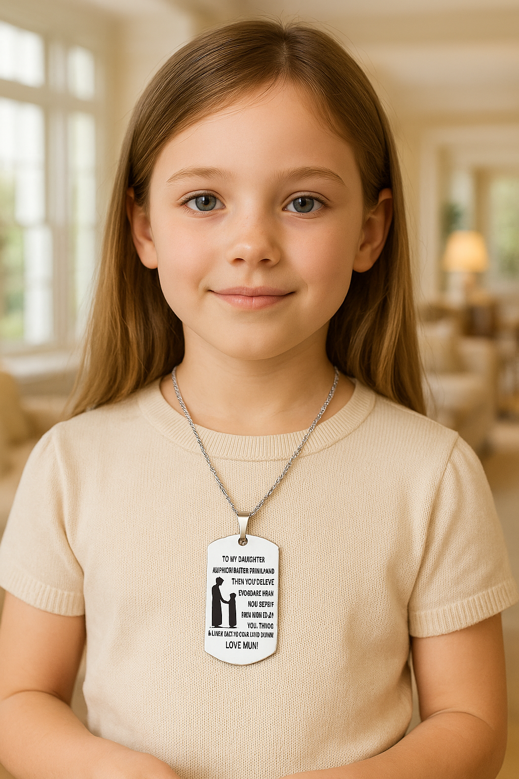 Custom Son Pendant Necklace