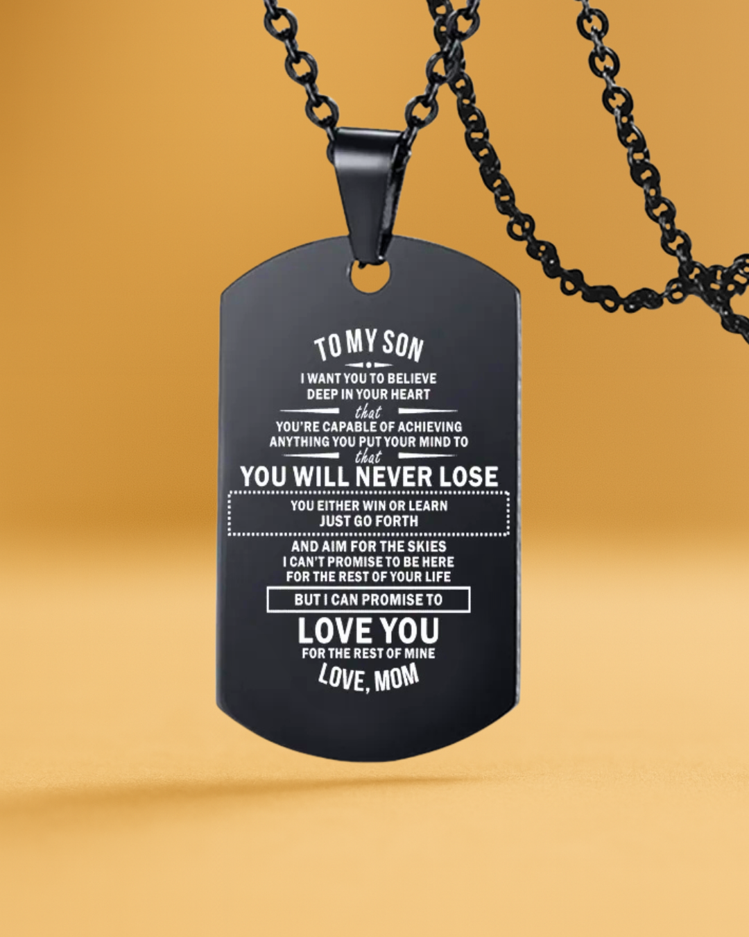 Inspirational Son Pendant Necklace
