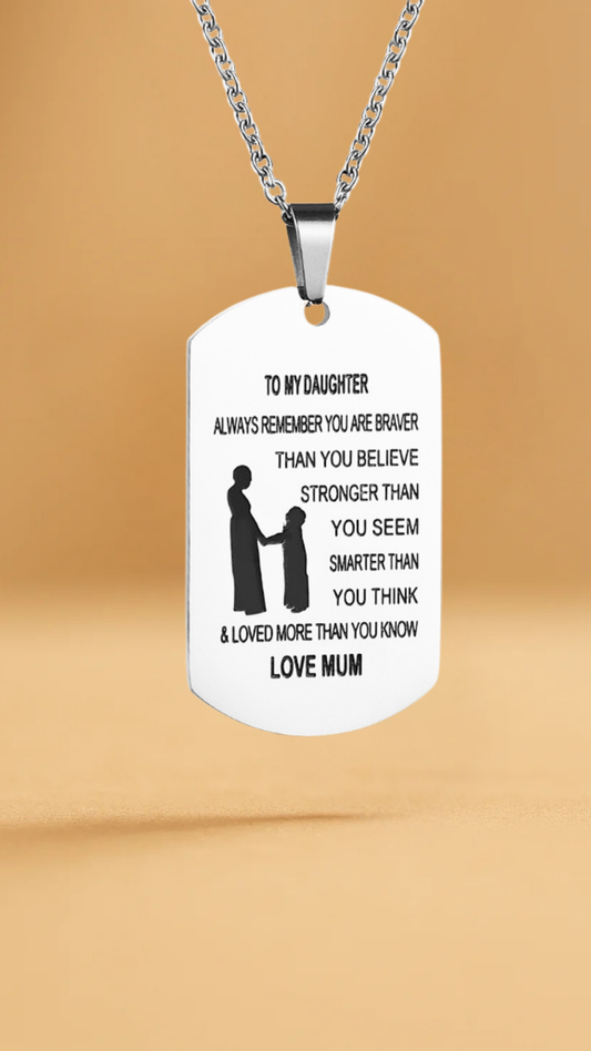 Custom Son Pendant Necklace