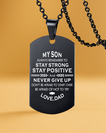 Inspirational Son Pendant Necklace