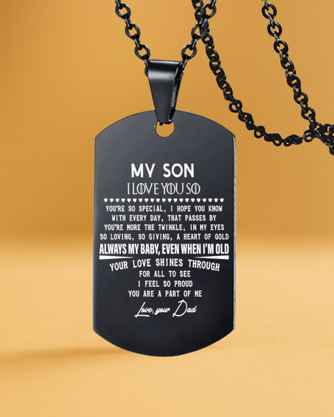 Inspirational Son Pendant Necklace