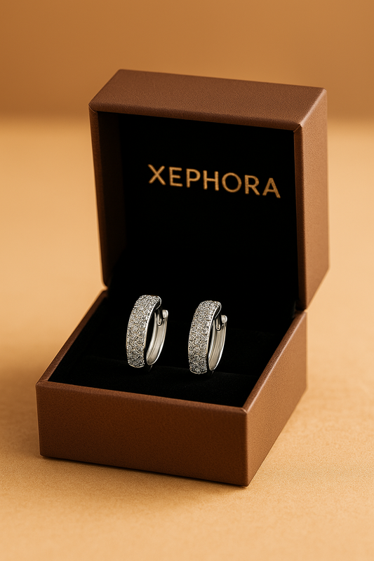 Vintage Zircon Stud Earrings