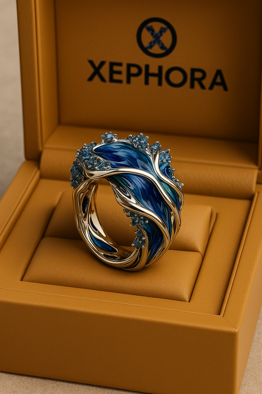 Resin Diamond Adjustable Ring